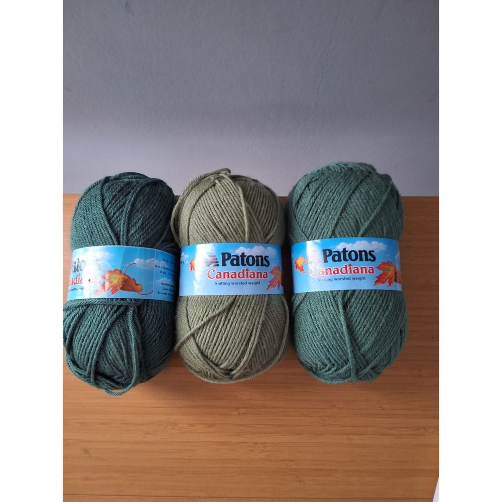 5 Skeins Of Patons Canadiana Yarn. 100% Acrylic, 100g‎ Each. Lot Of 5. NEW - Picture 5 of 8